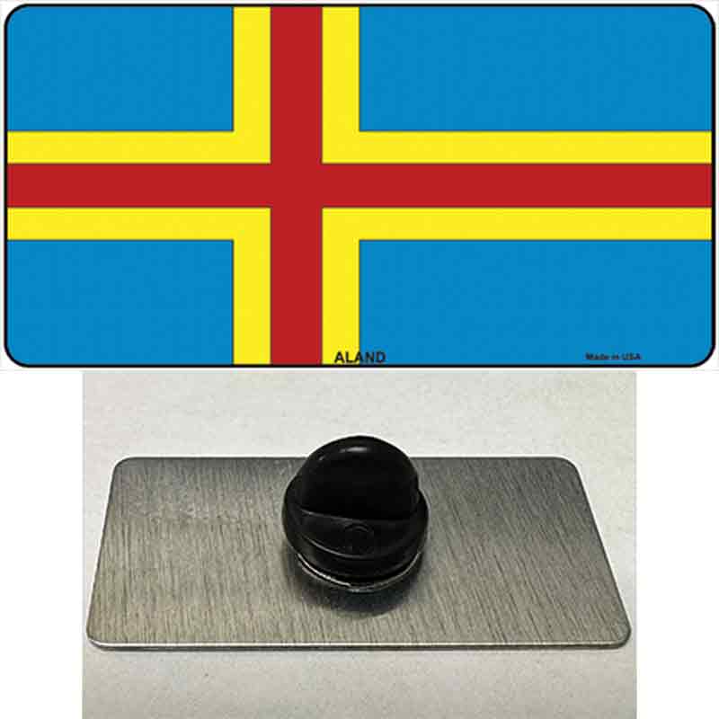 Aland Flag Novelty Metal Hat Pin