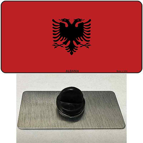 Albania Flag Novelty Metal Hat Pin