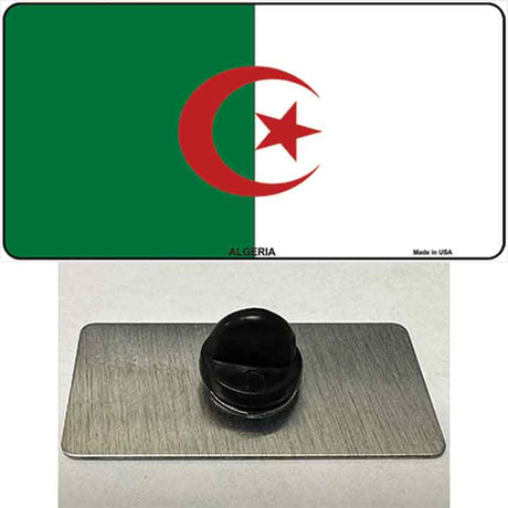 Algeria Flag Novelty Metal Hat Pin