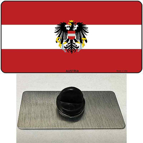 Austria Flag Novelty Metal Hat Pin