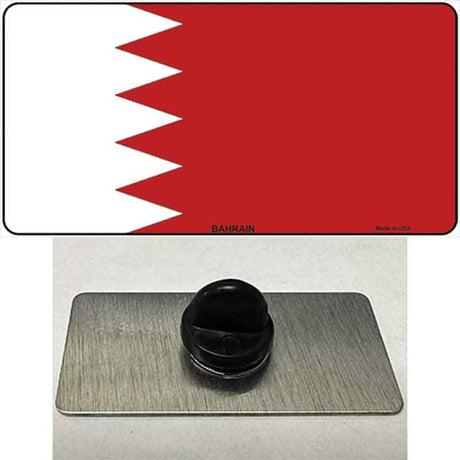 Bahrain Flag Novelty Metal Hat Pin