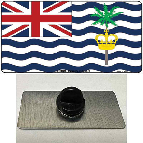 British Indian Ocean Flag Novelty Metal Hat Pin