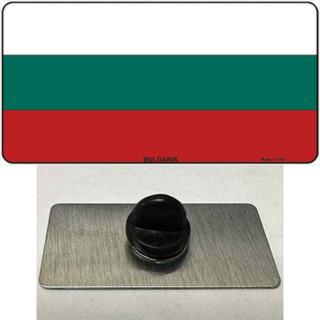 Bulgaria Flag Novelty Metal Hat Pin