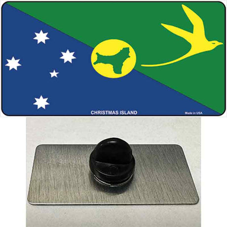 Christmas Island Flag Novelty Metal Hat Pin