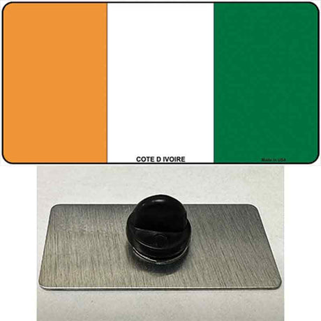 Cote D Ivoire Flag Novelty Metal Hat Pin