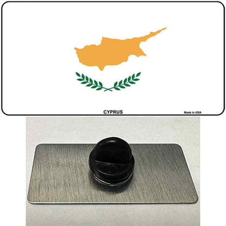 Cyprus Flag Novelty Metal Hat Pin