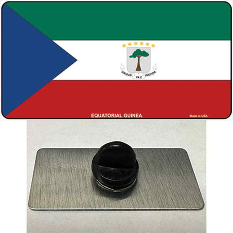 Equatorial Guinea Flag Novelty Metal Hat Pin