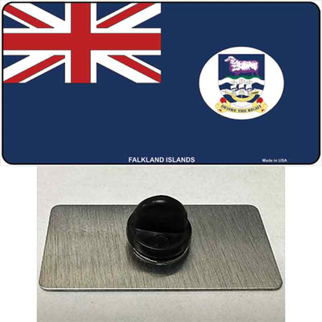 Falkland Islands Flag Novelty Metal Hat Pin