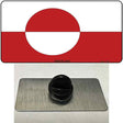 Greenland Flag Novelty Metal Hat Pin