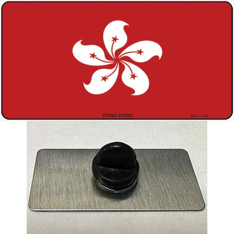 Hong Kong Flag Novelty Metal Hat Pin