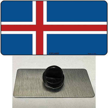 Iceland Flag Novelty Metal Hat Pin