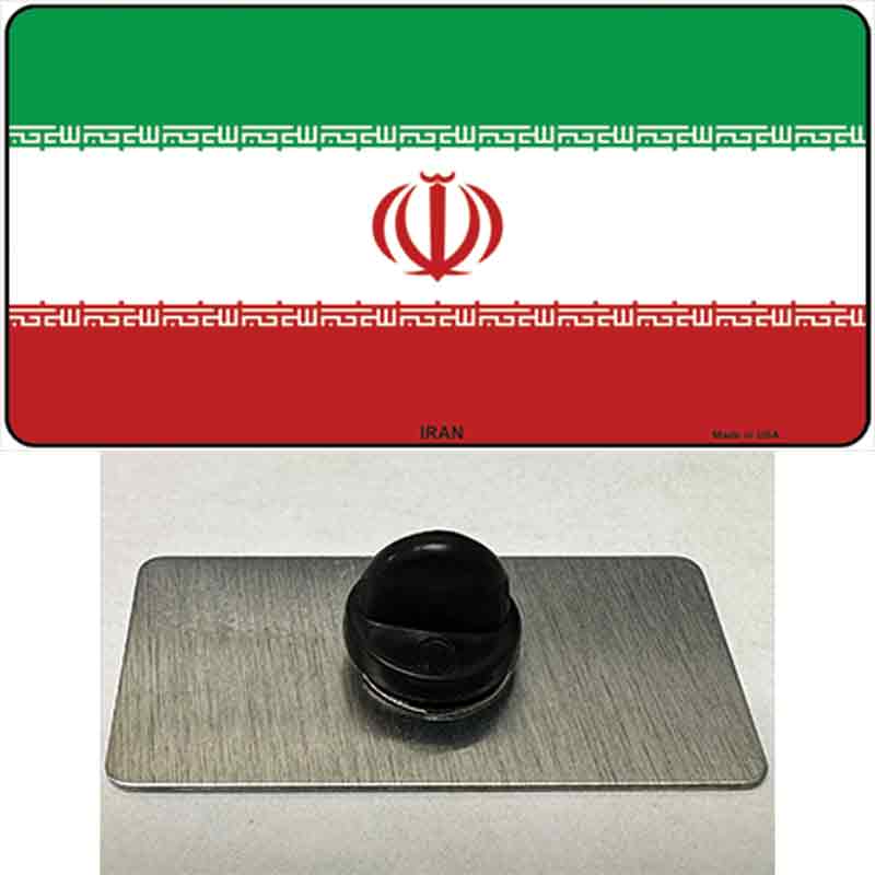 Iran Flag Novelty Metal Hat Pin