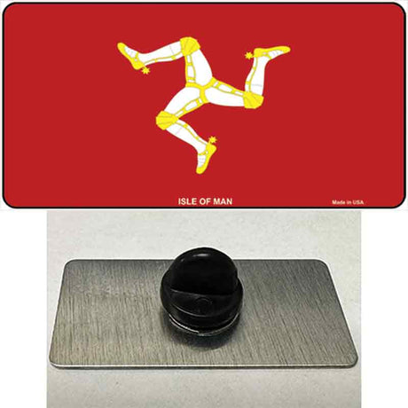 Isle Of Man Flag Novelty Metal Hat Pin