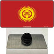 Kyrgyzsyan Flag Novelty Metal Hat Pin