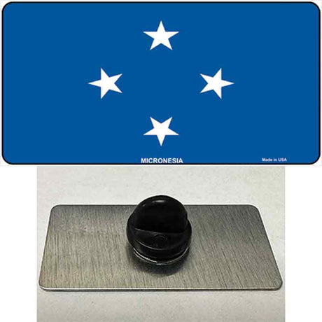 Micronesia Flag Novelty Metal Hat Pin