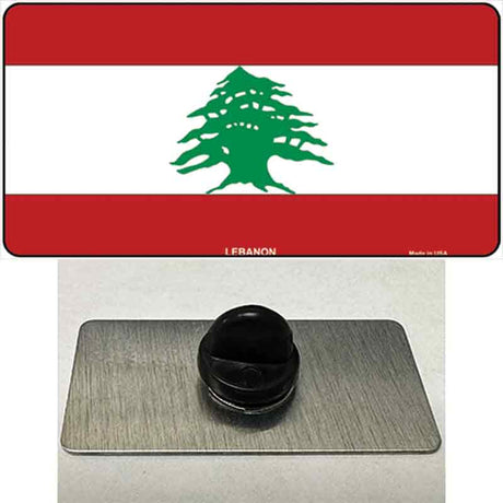 Lebanon Flag Novelty Metal Hat Pin