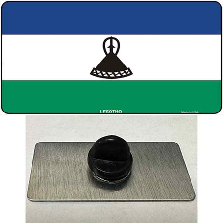 Lesotho Flag Novelty Metal Hat Pin