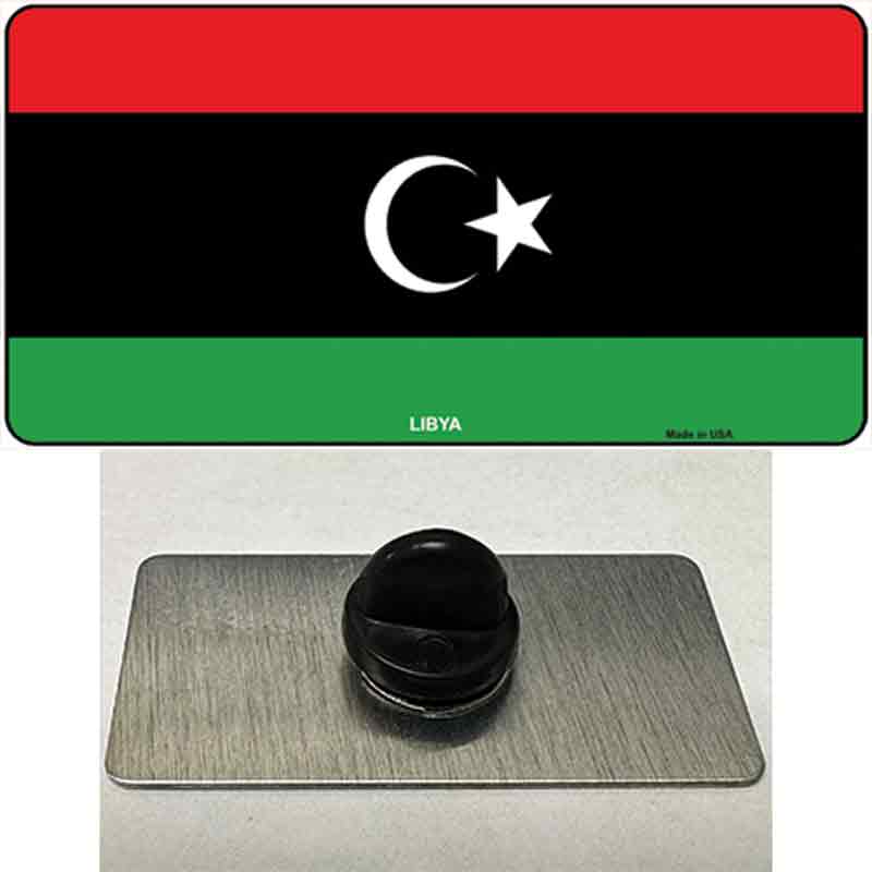 Libya Flag Novelty Metal Hat Pin