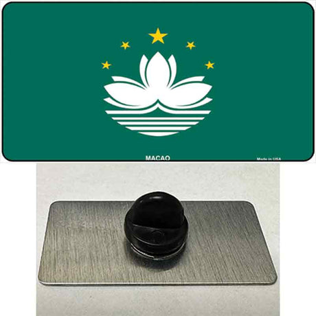 Macao Flag Novelty Metal Hat Pin