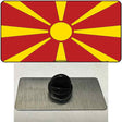 Macedonia Flag Novelty Metal Hat Pin