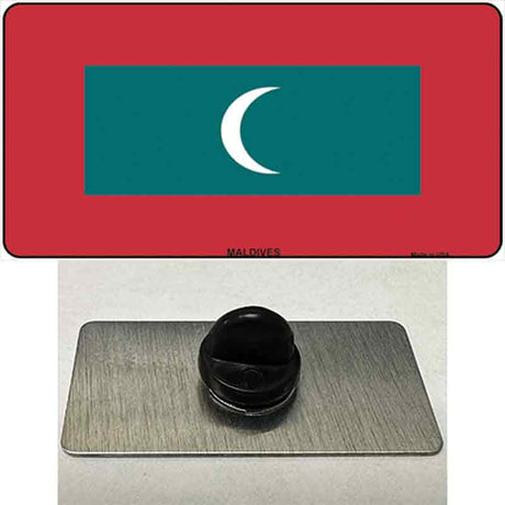 Maldives Flag Novelty Metal Hat Pin