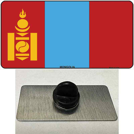 Mongolia Flag Novelty Metal Hat Pin