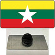 Myanmar Flag Novelty Metal Hat Pin