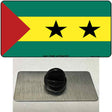 Sao Tome And Principe Flag Novelty Metal Hat Pin