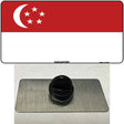 Singapore Flag Novelty Metal Hat Pin