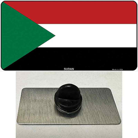 Sudan Flag Novelty Metal Hat Pin