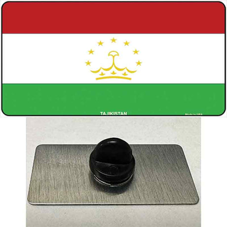 Tajikistan Flag Novelty Metal Hat Pin