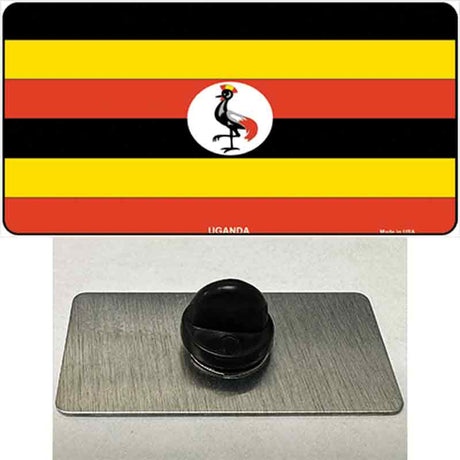 Uganda Flag Novelty Metal Hat Pin