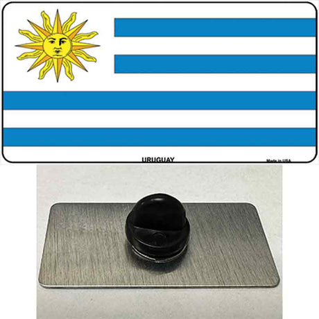 Uruguay Flag Novelty Metal Hat Pin