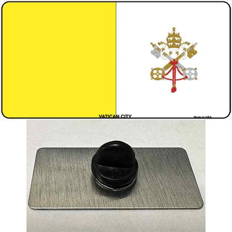 Vatican City Flag Novelty Metal Hat Pin