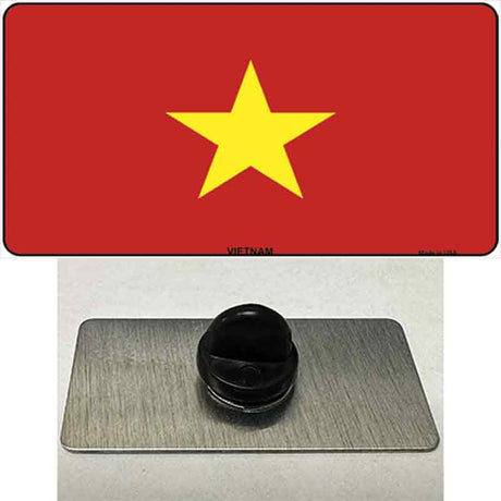 Vietnam Flag Novelty Metal Hat Pin