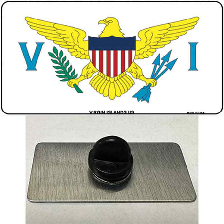 Virgin Islands US Flag Novelty Metal Hat Pin