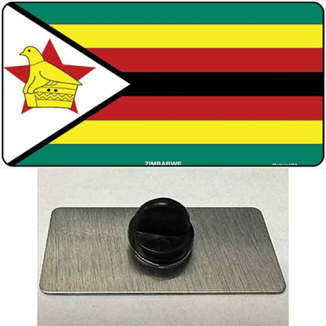 Zimbabwe Flag Novelty Metal Hat Pin