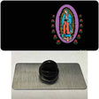 Virgin Mary Black Novelty Metal Hat Pin