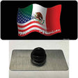 Mexican American Flag Novelty Metal Hat Pin