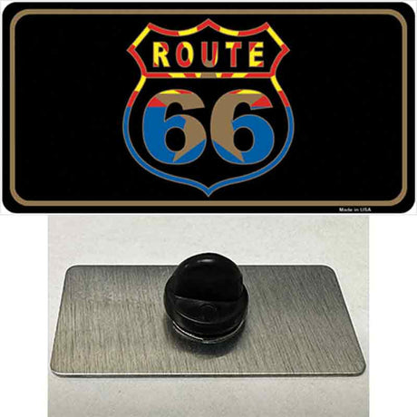 Route 66 Logo Arizona Flag Novelty Metal Hat Pin