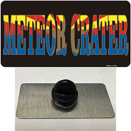 Meteor Crater Arizona Flag Novelty Metal Hat Pin