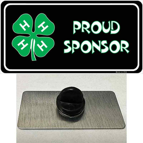 4-H Proud Sponsor Novelty Metal Hat Pin