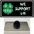 We Support 4-H Novelty Metal Hat Pin