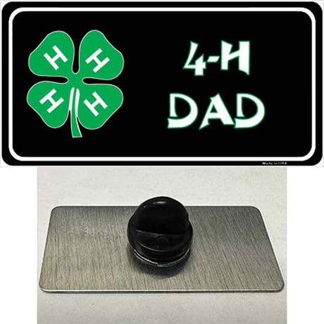 4-H Dad Novelty Metal Hat Pin