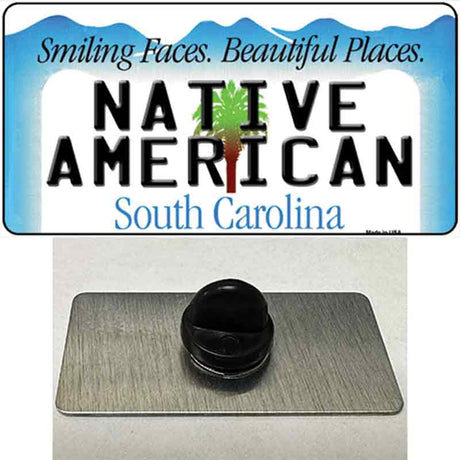 Native American South Carolina Novelty Metal Hat Pin