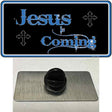 Jesus Is Coming Novelty Metal Hat Pin