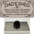 Dads Shed Novelty Metal Hat Pin