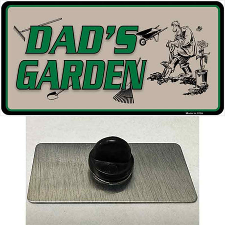 Dads Garden Novelty Metal Hat Pin