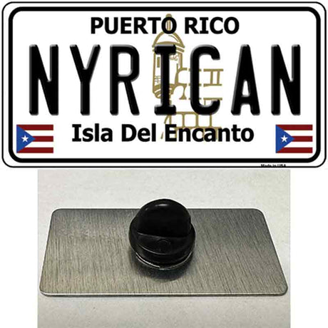 Nyrican Puerto Rico Novelty Metal Hat Pin