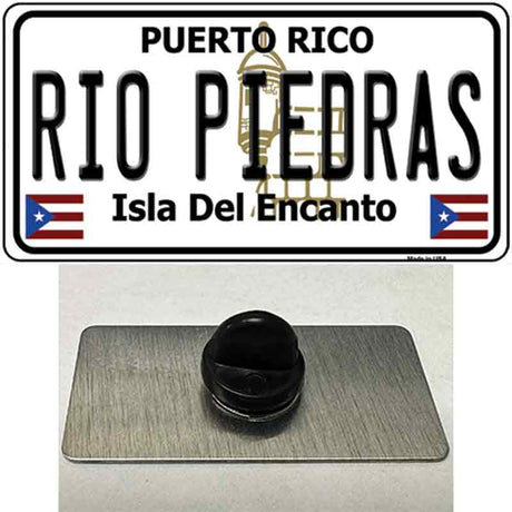 Rio Piedra Puerto Rico Novelty Metal Hat Pin